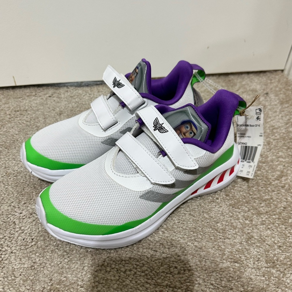 Buzz Lightyear Adidas New with tags (no box) Size 2
